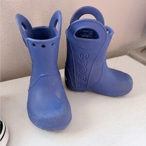 Crocs Kids Blue Rain Boots 6C